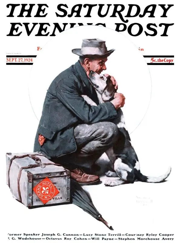 The cover of The Saturday Evening Post magazine.
