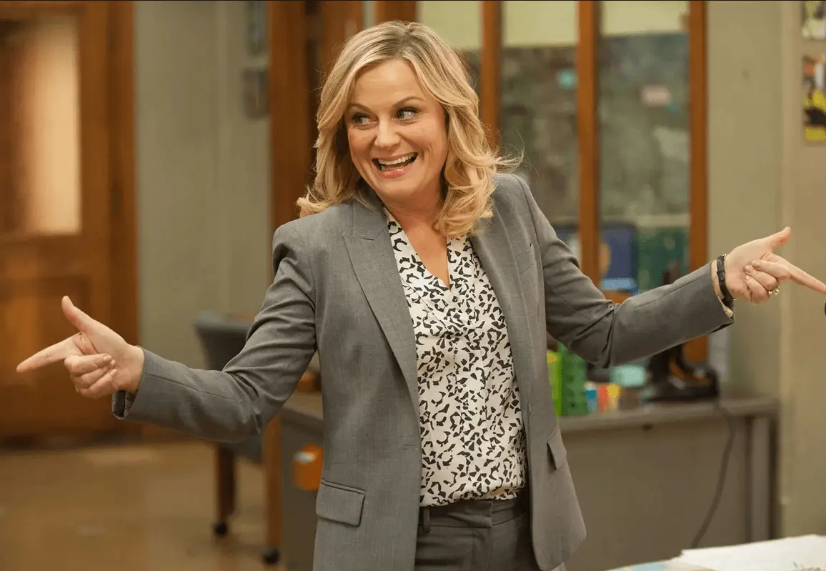 Leslie Barbara Knope, the main protagonist of the NBC sitcom Parks and Recreation.