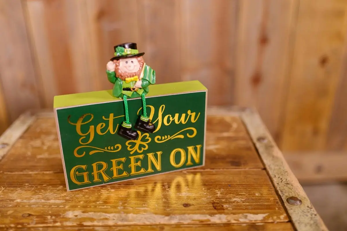 A Saint Patrick Day prop that has